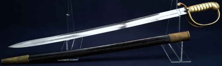 British Metropolitan Police Sword of Thames River Police Type, Circa 1855 - 2